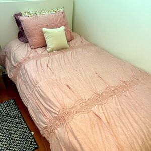 Opal house Ruched Jersey Comfort Set Twin